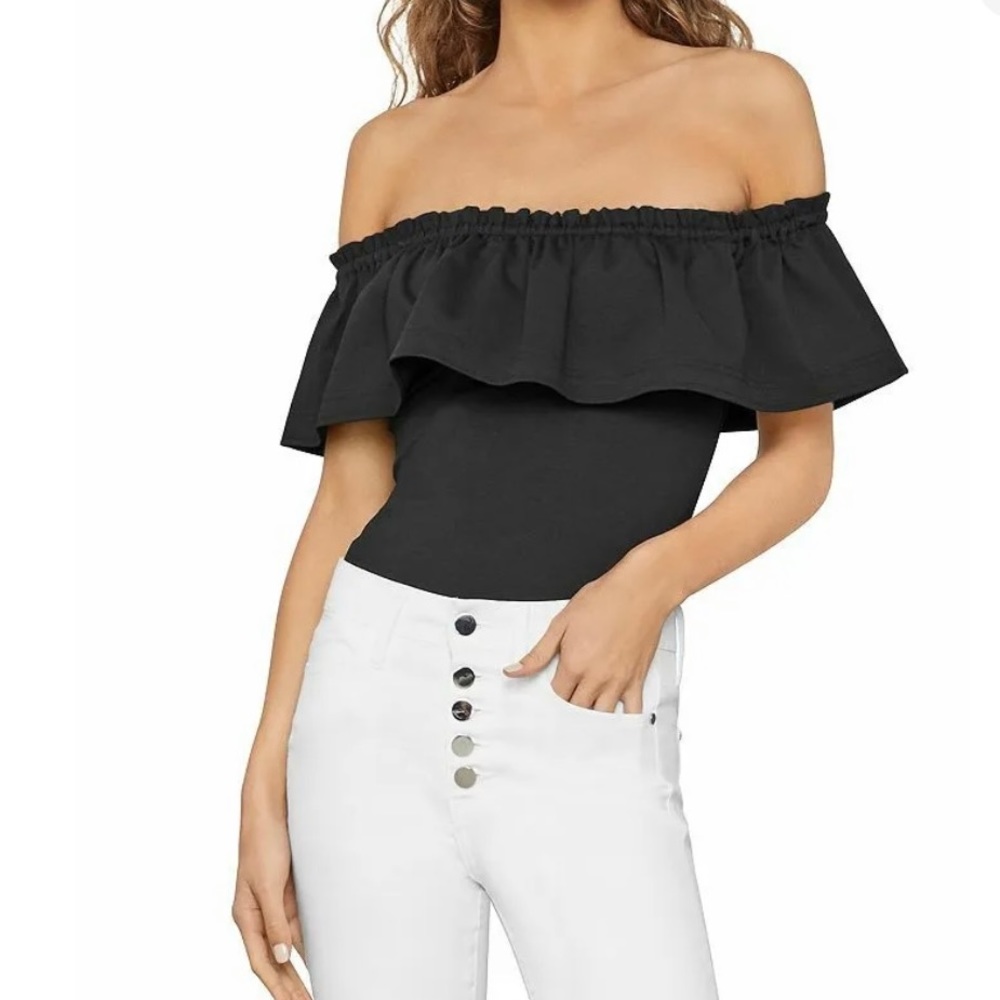 BCBGMAXAZRIA BODYSUIT BLACK